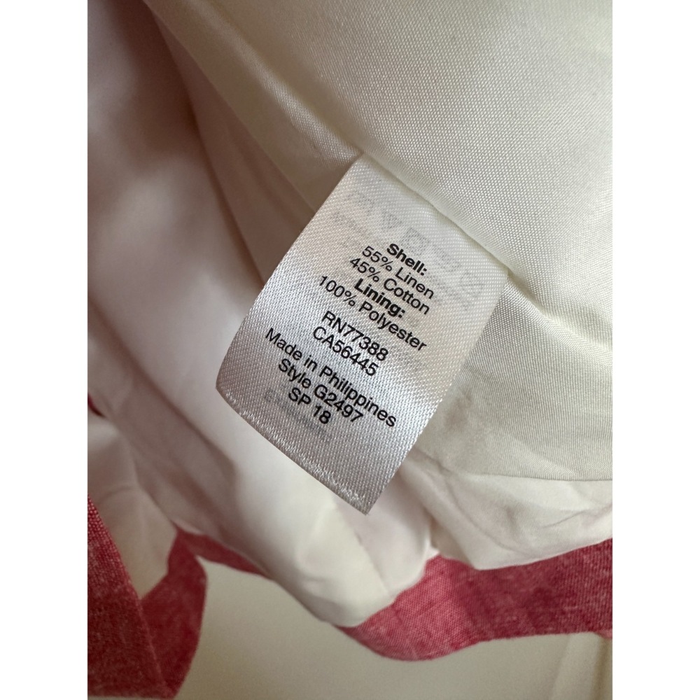 J.Crew Schoolboy Blazer Jacket Linen Blend Pink Rose Heather Women's Size 10 - Picture 8 of 11
